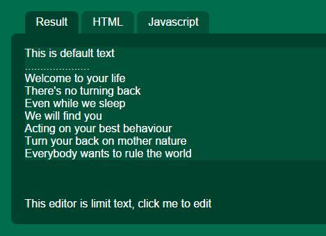 tiny text inline editing plugin  jquery inlineedit  jquery