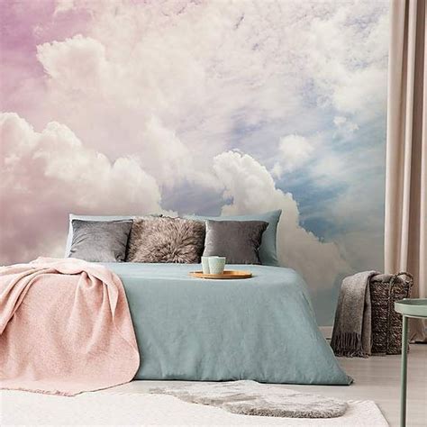 Dreamscape Clouds Wall Mural | Feature wall bedroom, Cloud wallpaper ...