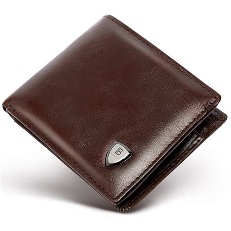 bostanten mens genuine leather wallet  original zipper tri fold