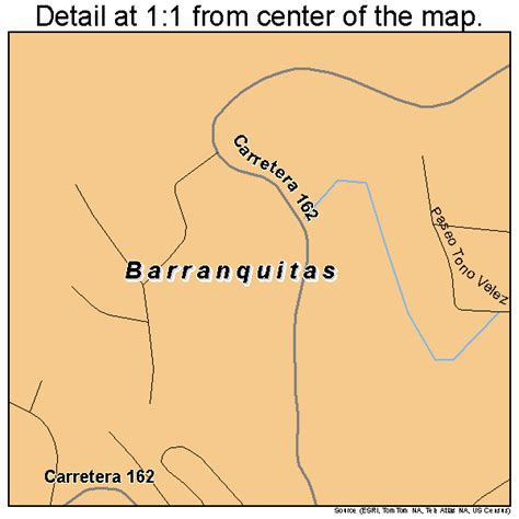 Barranquitas Puerto Rico Street Map 7205690