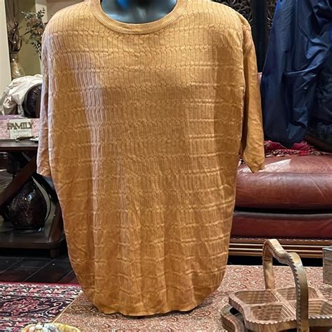 Domani Platinum | Sweaters | 22324 Domani Platinum Short Sleeve Sweater ...
