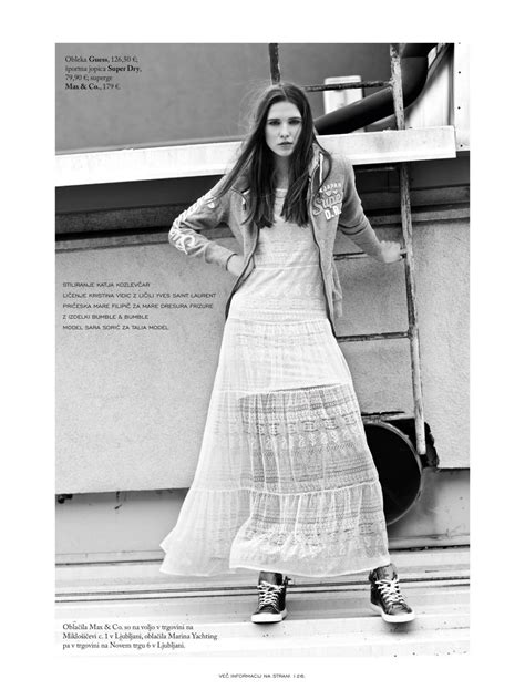 Sara Soric - Elle Magazine Slovenia May 2016 Issue • CelebMafia
