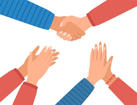 shaking clapping applauding hands handshake high  gesture