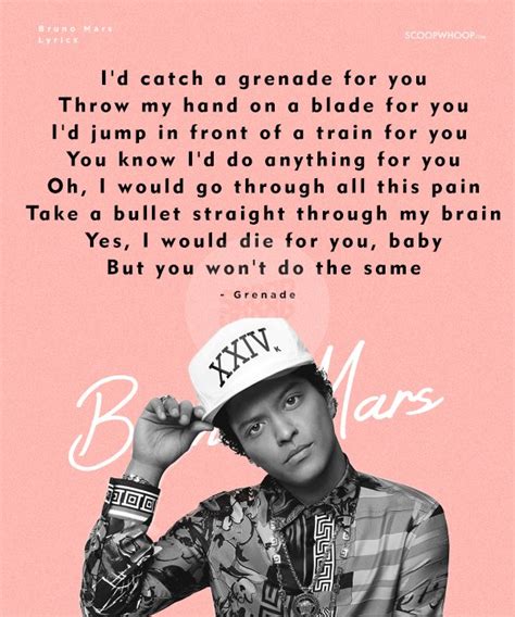 15 Bruno Mars Lyrics That Prove Why He Is The Current Generation’s ...