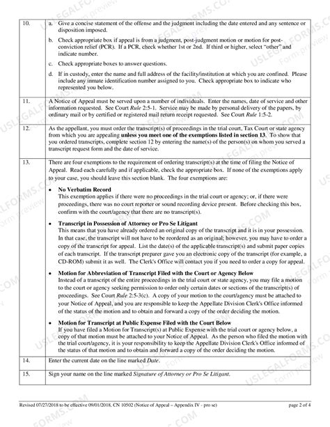 New Jersey Notice of Appeal - Nj Appeal Rights Form | US Legal Forms