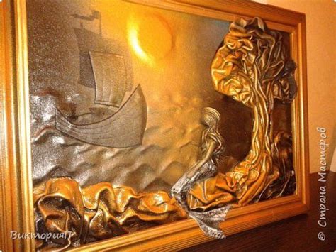 Картина из кожи "Мечта" | Страна Мастеров | Painting, Art works, Art