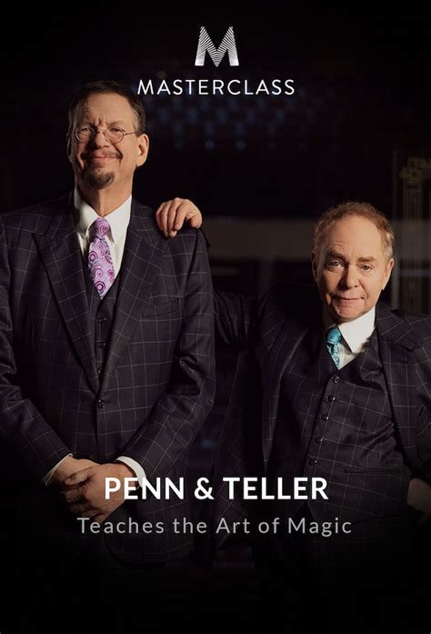 MasterClass: Penn & Teller Teach the Art of Magic - TheTVDB.com