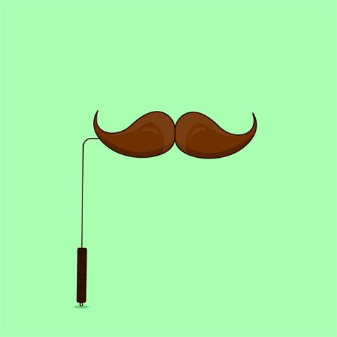 mustache cartoon icon 11491237 Vector Art at Vecteezy