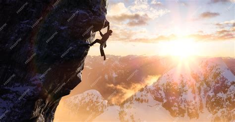 Mountaineer Climbing