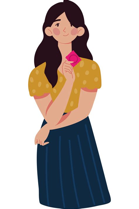 woman with birth control condom 49326098 PNG