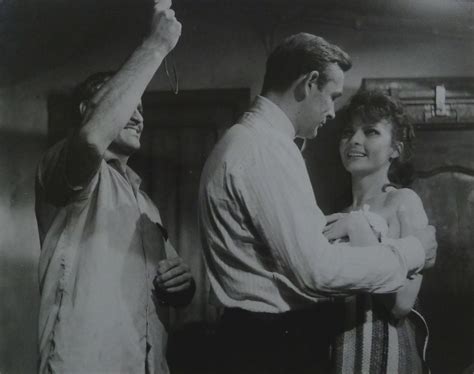 Sold Price: GOLDFINGER (1964) Sean Connery and Nadja Regin in the Guy