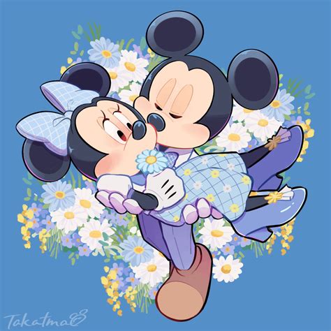 mickey mouse and minnie mouse (disney) drawn by gamorangetana | Danbooru