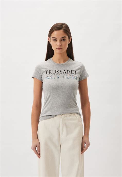 Футболка Trussardi Action, цвет: серый, RTLADD832601 — купить в ...