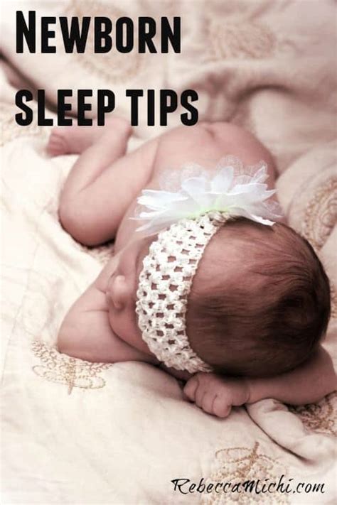 Newborn sleep tips - Rebecca Michi - Children's Sleep Consultant