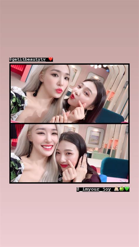 190920 Tiffany Young Instagram Story Update with Joy : r/red_velvet