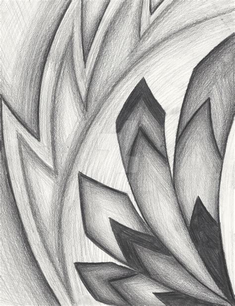 abstract pencil drawing ideas