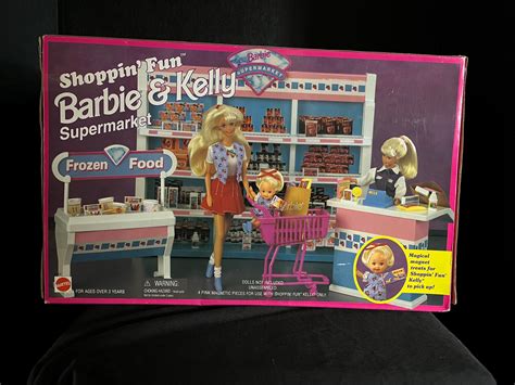 1996 Barbie & Kelly Shoppin Fun Supermarket - Etsy