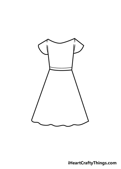 Discover 78+ small frock drawing super hot - 3tdesign.edu.vn