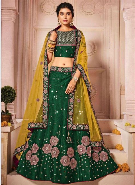 dark green colour prerana  designer ethnic wear exclusive silk
