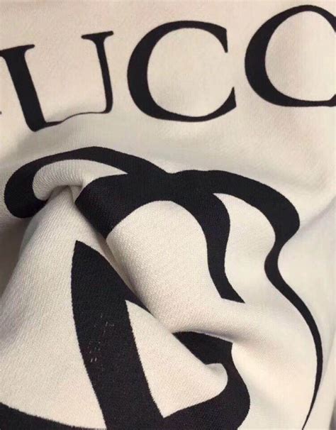 GUCCI CLASSIC LOGO WHITE HOODIE – billionairemart