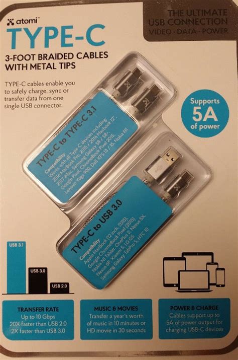 Atomi Type-C Adapter Cables & Adapters | Mercari
