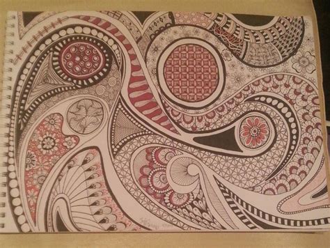 Judy's Zentangle Creations Notebook Design 