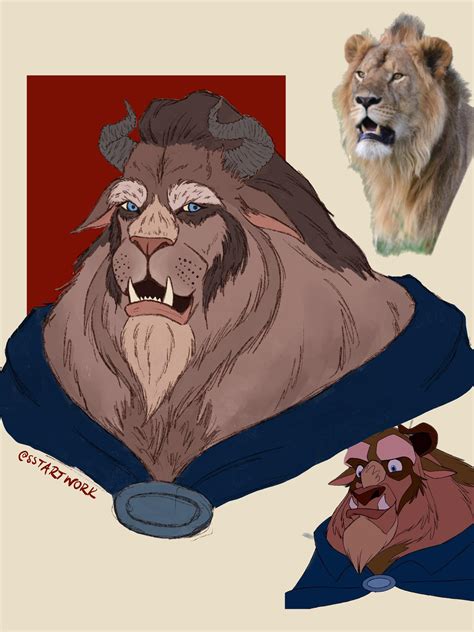 beauty and the beast drawing