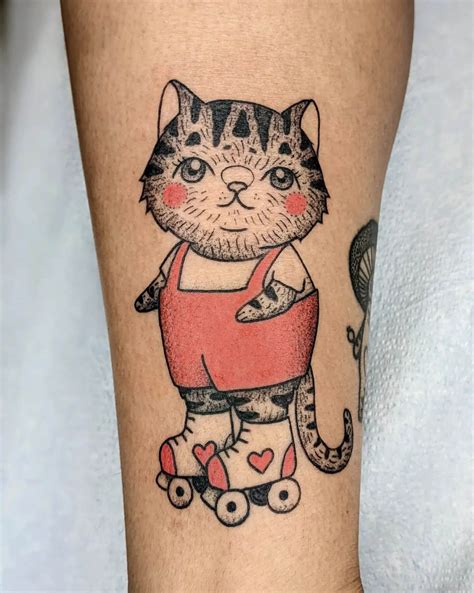 30 Cute Cat Tattoos Every Cat Ladies Should Have At Least One