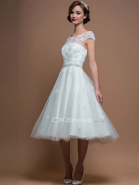 Cap Sleeves Short Wedding Dresses Pictures, Photos, and Images for ...