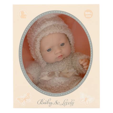 Кукла Mappy - Baby so lovely, Cute, Бял/Бежов, 20 см - eMAG.bg