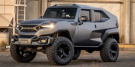 rezvani's tank SUV is an extreme tactical urban vehicle with 500-HP