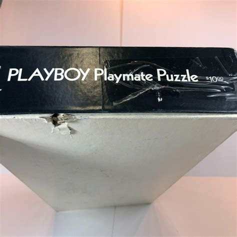 PLAYBOY PLAYMATE CATHY ROWLAND LIFESIZE PUZZLE COMPLETE minor damage to