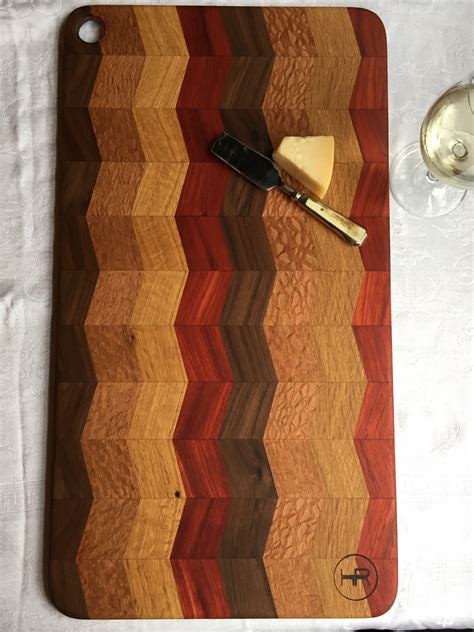 Hardwood Cutting Board - Chevron Pattern — Hardwood Reclamation