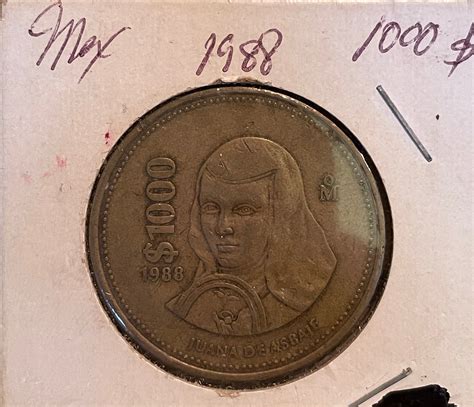 1988 1000 Mexican Coin - Etsy