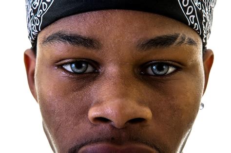 premium photo close  portrait  man  gray eyes  white