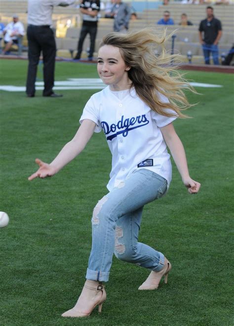 Danielle Fishel, Sabrina Carpenter and Rowan Blanchard – Dodgers Game