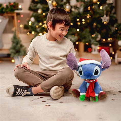 Disney - Lilo & Stitch - Stitch Christmas Plush Toy - 14 Inch ...