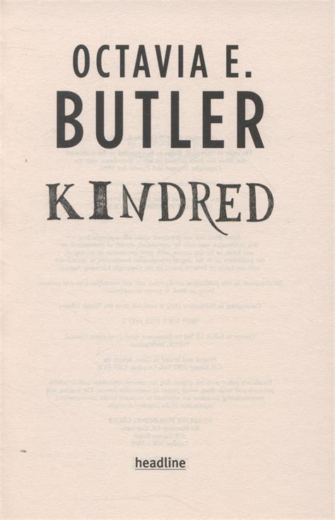 Kindred by Butler, Octavia E. (9781472214812) | BrownsBfS