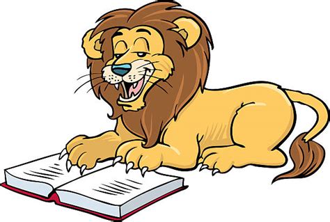 Lion Reading A Book Illustrations, Royalty-Free Vector Graphics & Clip ...