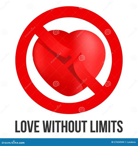 Love without limits stock vector. Illustration of sign - 27634594