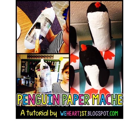 We Heart 1st: Penguin Paper Mache Tutorial