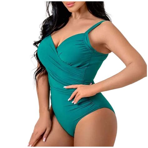 Bikini Swimsuit High Cut Monokini With Backless Design Beachwear For