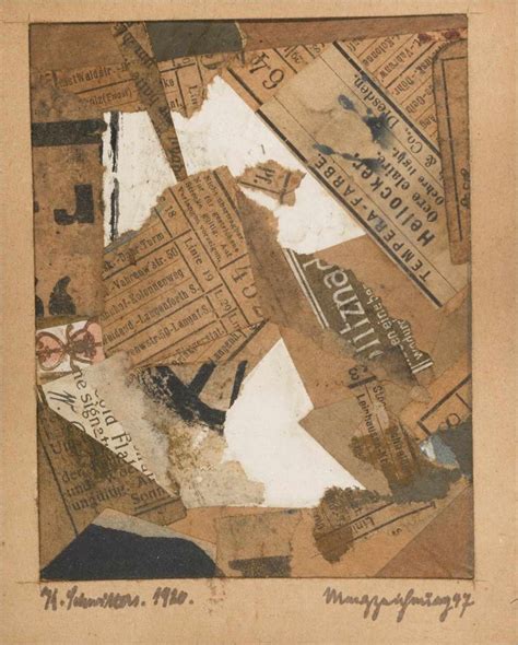 biography  kurt schwitters german collage artist