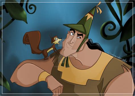 Kronk and squirrel by evermoretoons on DeviantArt