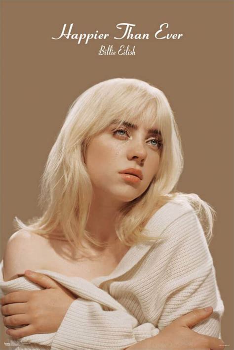 billie eilish happier   poster