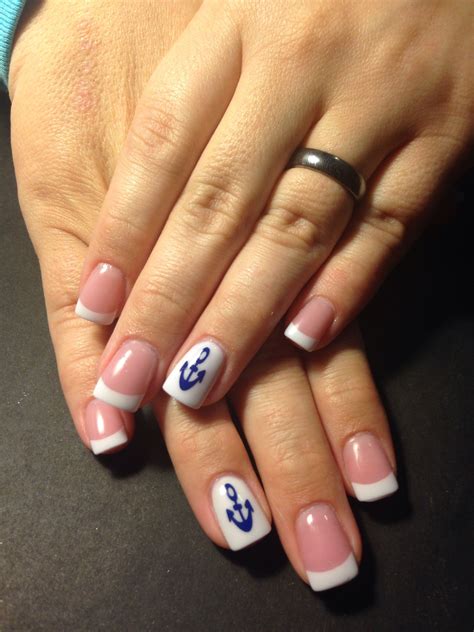 Anchors away! Nails by Ty | Prom nails, Nails, Nail art designs