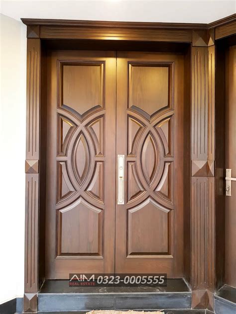 Wooden Main Double Doors