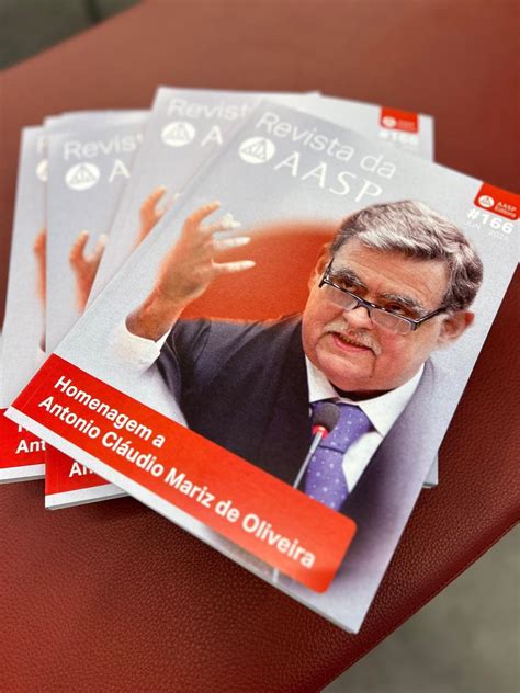 Antonio Claudio Mariz De Oliveira - AASP celebra legado de Antonio Cláudio Mariz de Oliveira - Cartão de ...