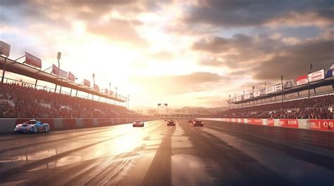 finish  racing  race track finish  race generative ai