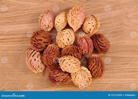 peach seed stock image image  peach group close